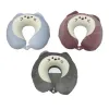 U-shaped memory foam travel pillow, comfortable, breathable and neck-protecting new thickened version Item Picture